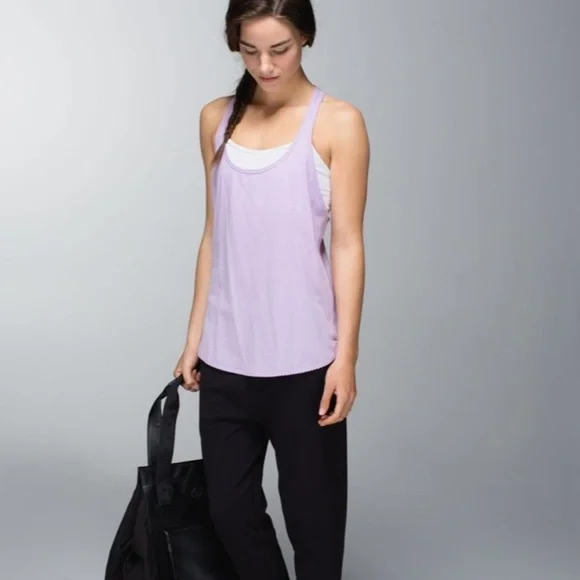 Lululemon 105 F Singlet *Silver Heathered Pretty Purple - Picture 3 of 10